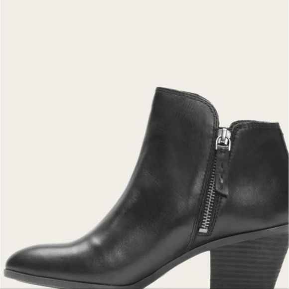 Frye Judith Zip Bootie- Black - Picture 4 of 10